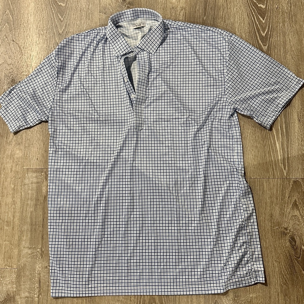 Stylish Black and White Checkered Men's Shirt